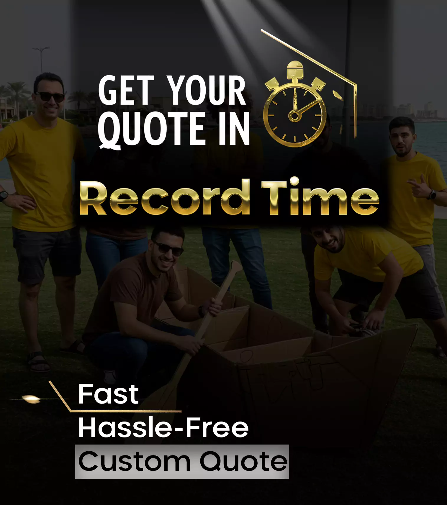 Get your quote in record time – fast, hassle-free, and custom-tailored for outdoor team-building activities