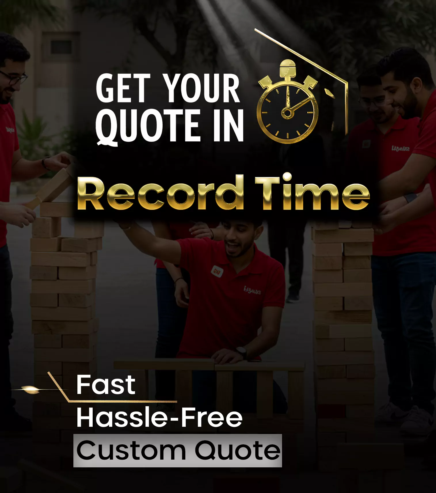 Get your quote in record time—fast, hassle-free, and custom team-building event planning in Dubai, ensuring seamless corporate experiences