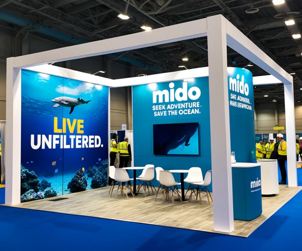 Innovative Custom Exhibition Stand crafted by leading exhibition stand designers in Dubai.