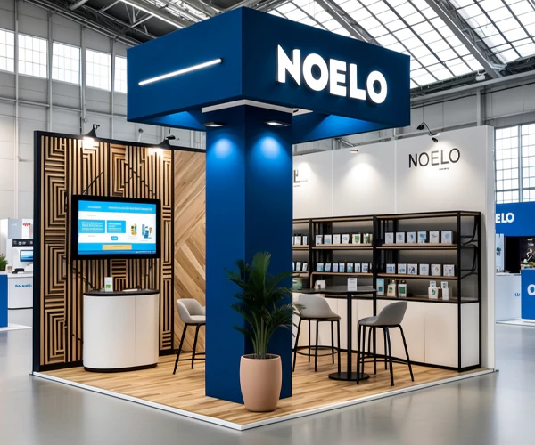 Custom Custom Exhibition Stand Designs developed by skilled exhibition stand contractors in Dubai.