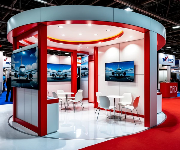 Innovative Custom Exhibition Stand Designs provided by a trusted Exhibition Stand Company in Dubai.