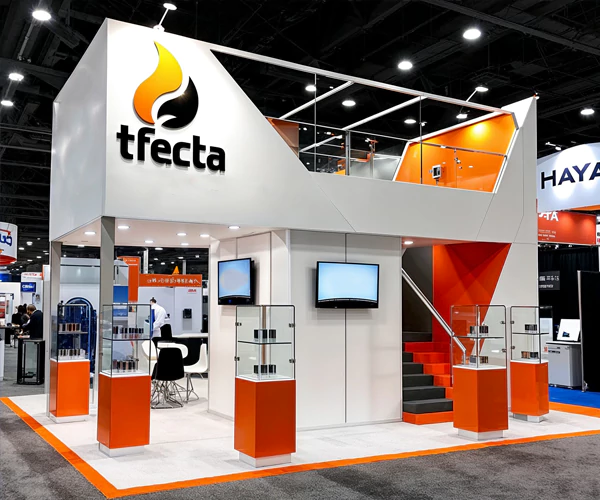 Double-Decker Exhibition Stand Designs by expert exhibition stand builders in Dubai for impactful events.