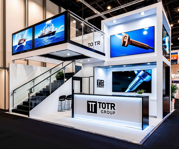 Professional Double-Decker Exhibition Stand Designs by MRM Events, the leading Exhibition Stand Builders.