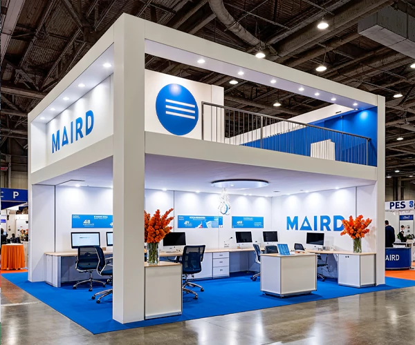 Creative Double-Decker Exhibition Stand Designs produced by reliable Exhibition Stand Contractors in Dubai.