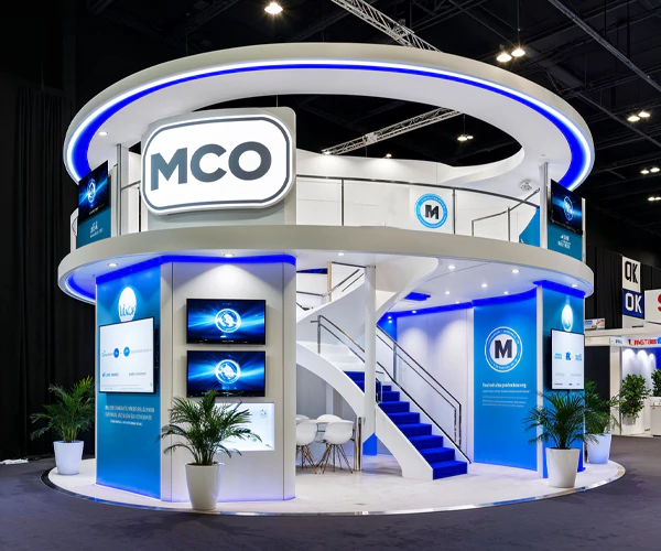 High-end Double-Decker Exhibition Stand Designs created by MRM Events, a renowned Exhibition Stand Designers in Dubai.