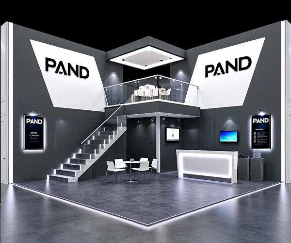 Innovative Double-Decker Exhibition Stand Designs provided by a trusted Exhibition Stand Company in Dubai.