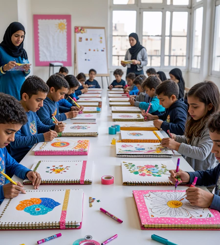 kids-art-diy-notebook-decor