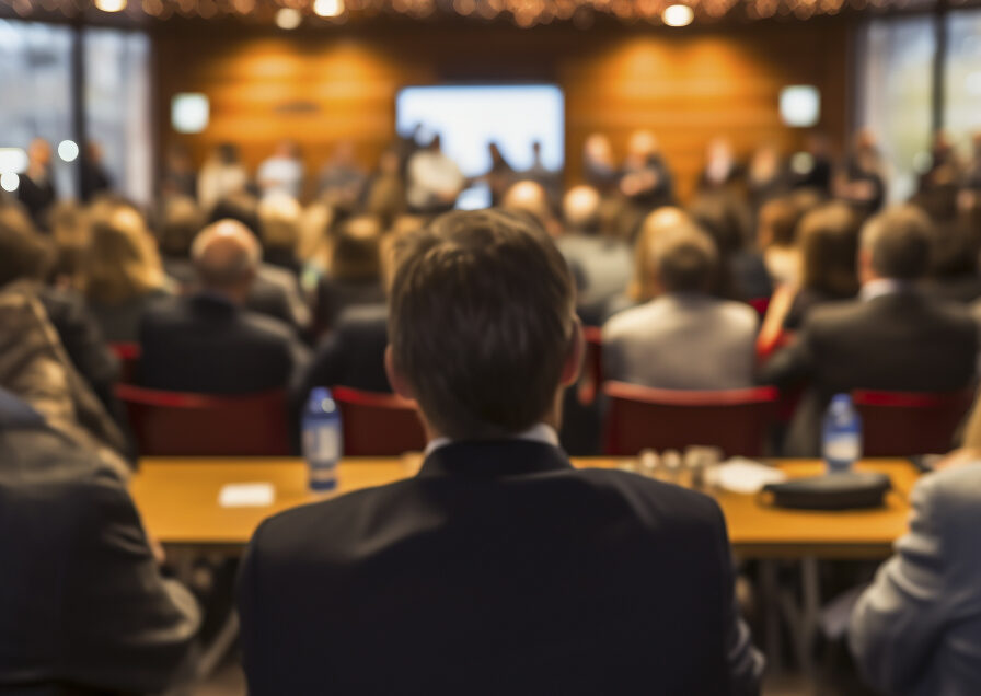 Delegates participate in a formal high-protocol event with national flags and ceremonial traditions