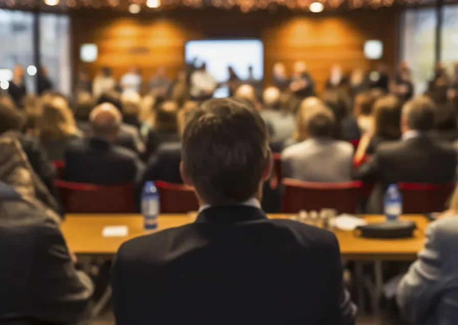 Delegates participate in a formal high-protocol event with national flags and ceremonial traditions