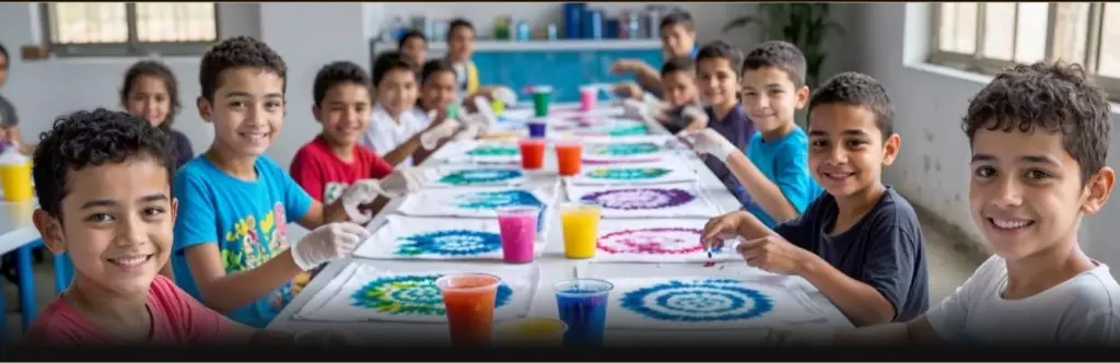 built for bright energy and safe fun. Our kids workshops come in three formats: kids art workshops, kids craft art workshops, and cooking & baking workshops, hands-on sessions that keep every child involved and happy.