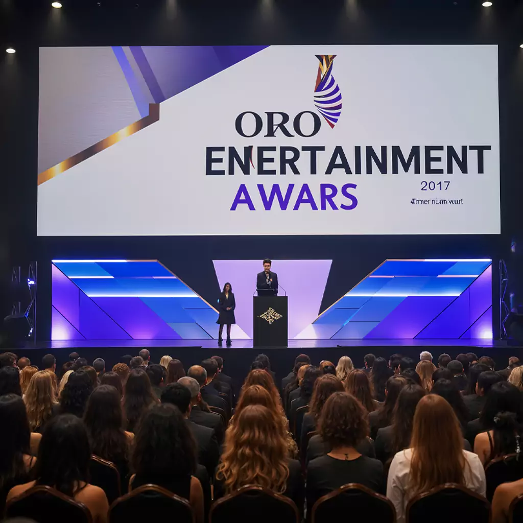 Professional award ceremonies tailored for corporate achievements, combining sleek decor and motivational ambiance by  MRM Events