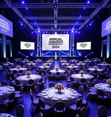 Elegant productions that celebrate achievement with flawless timing, visuals, and atmosphere.