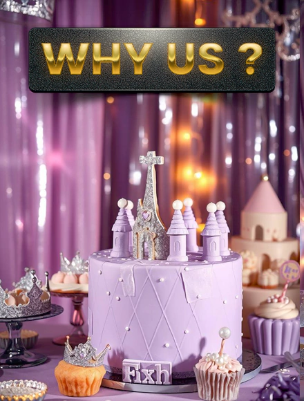 Background image of a birthday celebration setup in Dubai with elegant decor and vibrant atmosphere.