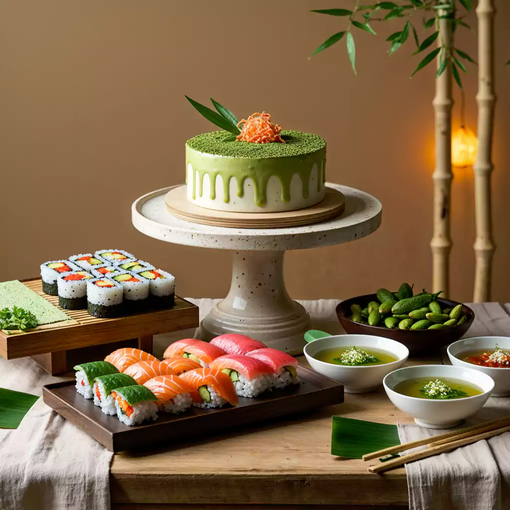 Chocolate fountain with an assortment of dipping options for guests.