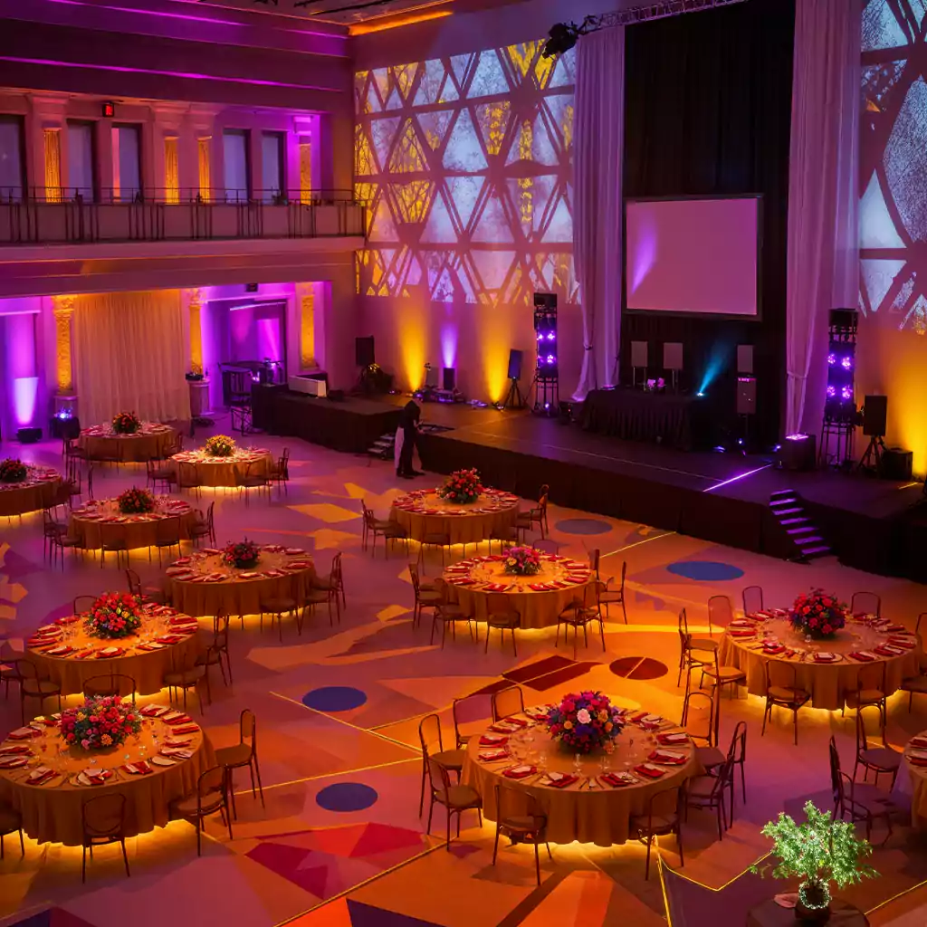 A high-quality corporate event setup in Dubai by trusted event planners, MRMEvent.