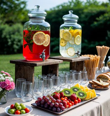 Fresh juices and fruity mocktails to keep kids refreshed and energized.