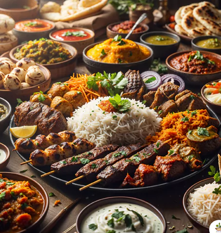 South Asian BBQ offering spiced tandoori dishes and vibrant marinades.