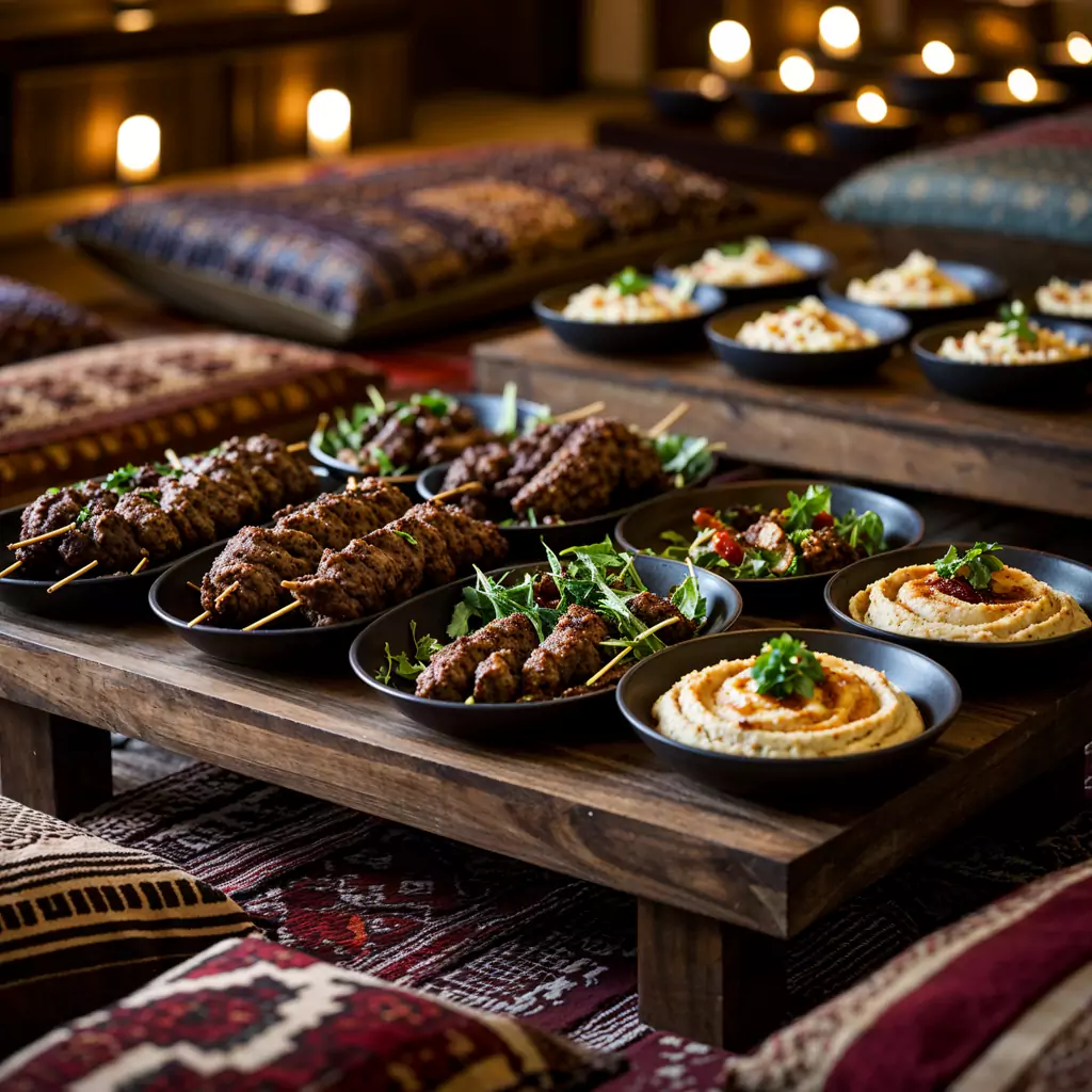 Elegant table settings with floral arrangements for high-end special events.