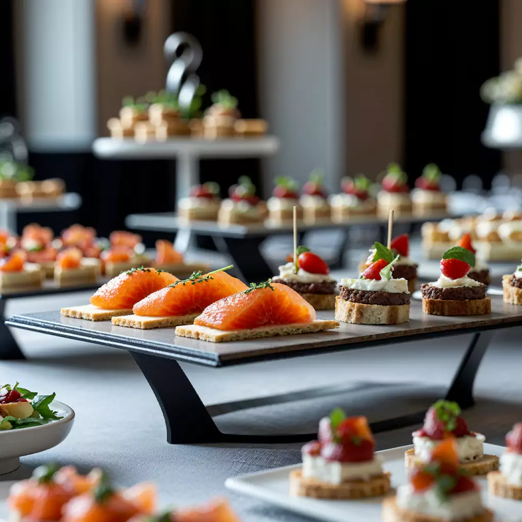 Exquisite dessert table featuring handcrafted pastries and sweet delights.