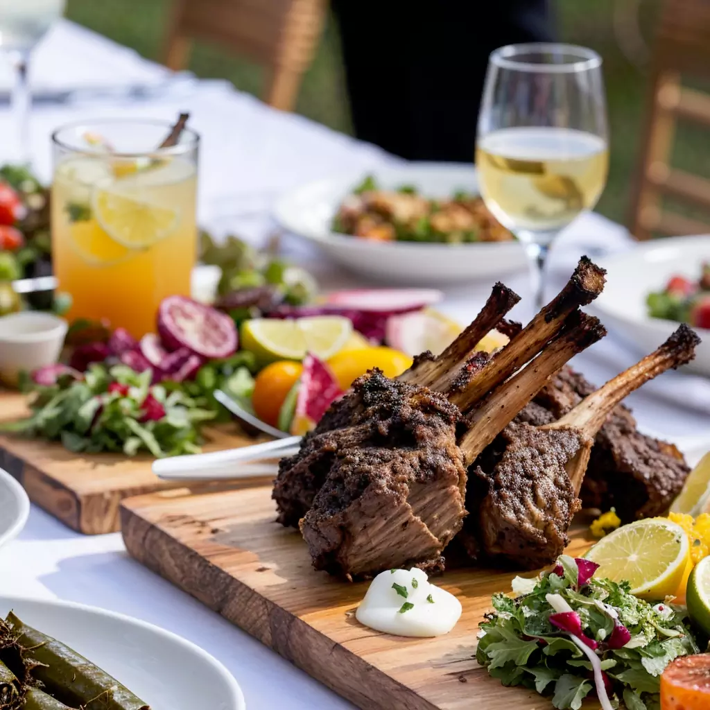 Sophisticated dinner service with plated gourmet meals for elegant gatherings.