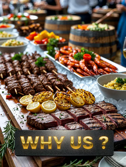 Discover why our BBQ catering services are the top choice for exclusive events in Dubai.