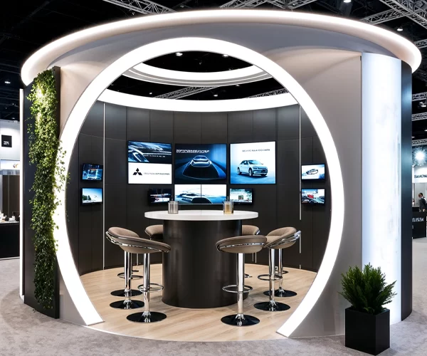 Tailored Exhibition Stand Designs crafted by MRM Events, a premier Exhibition Stand Company.