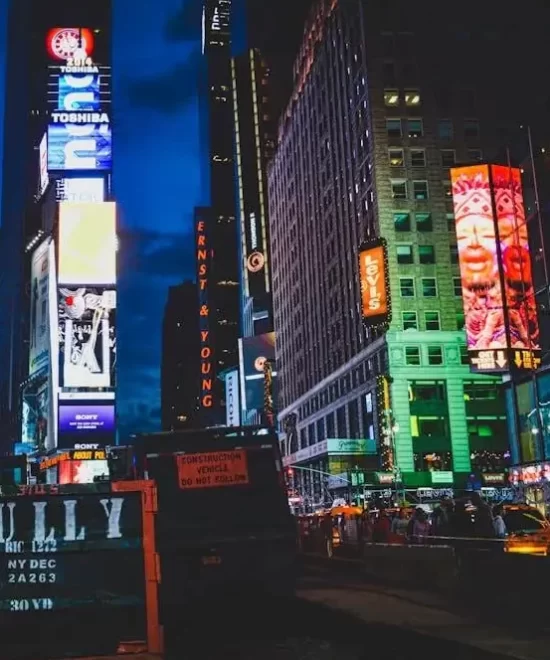 Palm trees and a 99¢ Only store sign against a bright blue sky, representing unique street-style event locations curated by MRM Events.